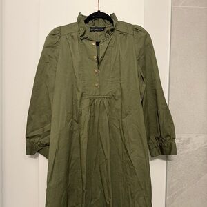 Tuckernuck Olive Long Sleeve Dress